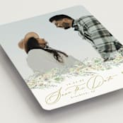 "Floral Arch" - Save the Dates in Greenery by Phrosné Barwood - Detail
