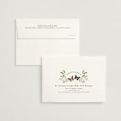 "Wild meadow" - Save the Dates in Elder Flower by Sarah Knight - FREE Recipient Addressing