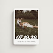 "Sidele" - Save the Dates in Pearl by Christie Garcia - Front