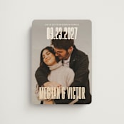 "Ensemble" - Save the Dates in Honey by letterfix - Magnet Front