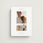 "DUO" - Save the Dates in Milk by Sumak Studio - Magnet Front