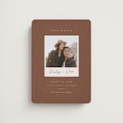 "Patina" - Save the Dates in Rust by Ekko Studio - Magnet Front