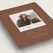 "Patina" - Save the Dates in Rust by Ekko Studio - Detail