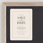"Ivory Details" - Save the Dates in Smoke by Jennifer Wick - Front