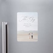 "Enchantment" - Save the Dates in Graphite by Snow and Ivy - Front