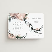 "Maya Rustica" - Save the Dates in Rose by Petra Kern - Magnet Front