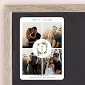 "Enchanted Greenery" - Save the Dates in Frost by Susan Moyal - Front