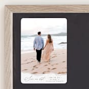 "Torn Texture" - Save the Dates in Parchment by Everett Paper Goods - Front