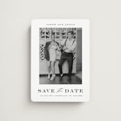 "Classic Charm" - Save the Dates in Midnight by Stacey Meacham - Magnet Front