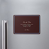 "Aperitif" - Save the Dates in Fig by Megan Davis - Magnet Front