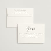 "NYC Skyline" - Save the Dates in Halo by Teju Reval - FREE Recipient Addressing