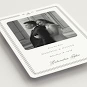 "Lines" - Save the Dates in Cobblestone by Emily Betts - Detail