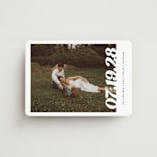 "Sidele" - Save the Dates in Pearl by Christie Garcia - Front