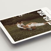 "Sidele" - Save the Dates in Pearl by Christie Garcia - Detail