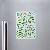 "Lily of the Valley" - Save the Dates in Mint by Claire - Magnet Front
