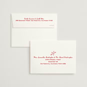 "guest check" - Save the Dates in Mint by Jennifer Lew - FREE Recipient Addressing