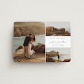 "Casual Elegance" - Save the Dates in Sugar by Jessica Williams - Magnet Front
