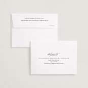 "Casual Elegance" - Save the Dates in Sugar by Jessica Williams - FREE Recipient Addressing