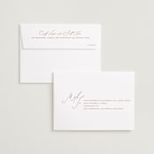 "Eloquent" - Save the Dates in Pearl by Jennifer Postorino - FREE Recipient Addressing