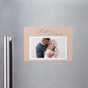 "Color Pop" - Save the Dates in Salmon by Kaydi Bishop - Front