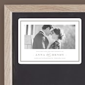 "Field" - Save the Dates in Umber by Megan Davis - Front