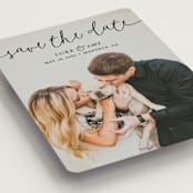 "Pretty Love" - Save the Dates in Onyx by Christine Taylor - Detail