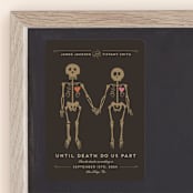 "Until Death" - Save the Dates in Golden by Katie Zimpel - Front