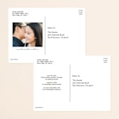 "Rustic Charm" - Save the Dates in Sky by Hooray Creative - Back of Card