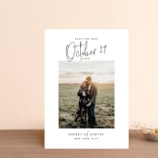 "Rendezvous" - Save the Dates in Snow by Nicoletta Savod - Front