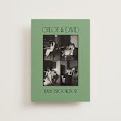 "Quad" - Save the Dates in Jade by Morgan Kendall - Front