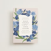 "Irises" - Save the Dates in Natural by Everett Paper Goods - Front