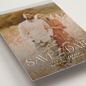 "Simple Elegance" - Save the Dates in Pearl by Jessica Corliss - Detail