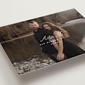 "Lettra" - Save the Dates in Pearl by Up Up Creative - Detail