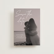 "Blush" - Save the Dates in Rose by Sumak Studio - Front