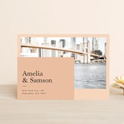 "Venue" - Save the Dates in Loft by Claire - Front