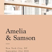"Venue" - Save the Dates in Loft by Claire - Detail