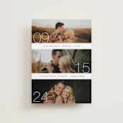 "Moments" - Save the Dates in Cotton by Kimberly FitzSimons - Front