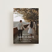"Together Forever" - Save the Dates in Powder by Carolyn MacLaren - Front