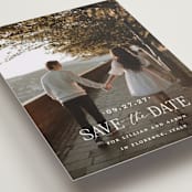 "Together Forever" - Save the Dates in Powder by Carolyn MacLaren - Detail