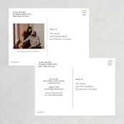 "Date Check" - Save the Dates in Noir by Up Up Creative - Back of Card