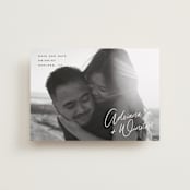 "Adriana" - Save the Dates in Cotton by Hooray Creative - Front