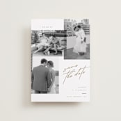 "Forte" - Save the Dates in Cognac by Kristie Kern - Front