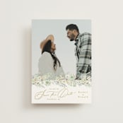 "Floral Arch" - Save the Dates in Greenery by Phrosné Barwood - Front