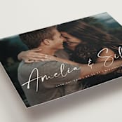 "Because of you" - Save the Dates in Marshmallow by Lea Delaveris - Detail