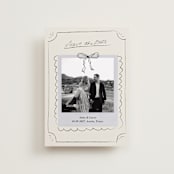 "Easy Lover" - Save the Dates in Cream by Helena Vitto - Front