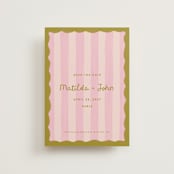 "Paris" - Save the Dates in Macaron by Pink House Press - Front