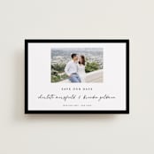 "Main Event" - Save the Dates in Onyx by Devika Keskar - Front