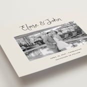 "Camellia" - Save the Dates in Tuxedo by Megan Davis - Detail