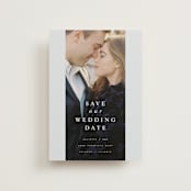 "French Love Story" - Save the Dates in Crystal by Design Lotus - Front