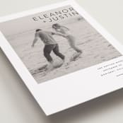 "enbolden" - Save the Dates in Blanc by Erin Deegan - Detail
